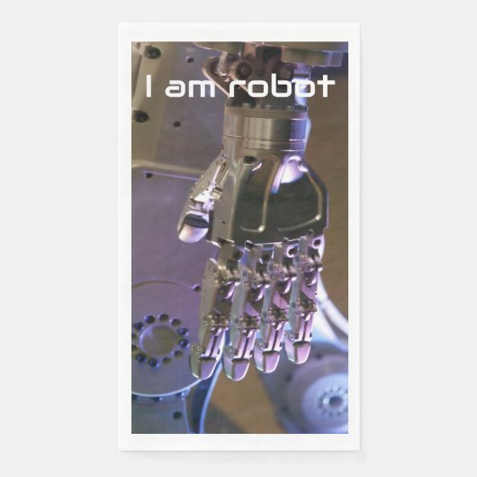 Robot handen  servet (Voorkant)