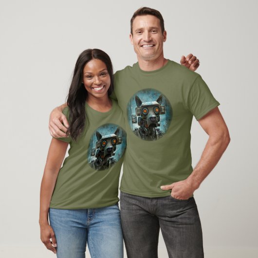 Robot hond T-shirt (Unisex)