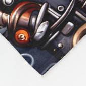 Robot I Fleece Deken (Hoek)