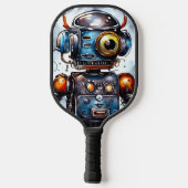 Robot I Pickleball Paddle (Achterkant)
