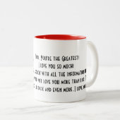 Robot Ik hou van papa Mok (Voorkant rechts)