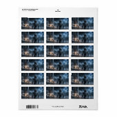 Robot in de Regen Ruimtemissie in de Etiket (Full Sheet)