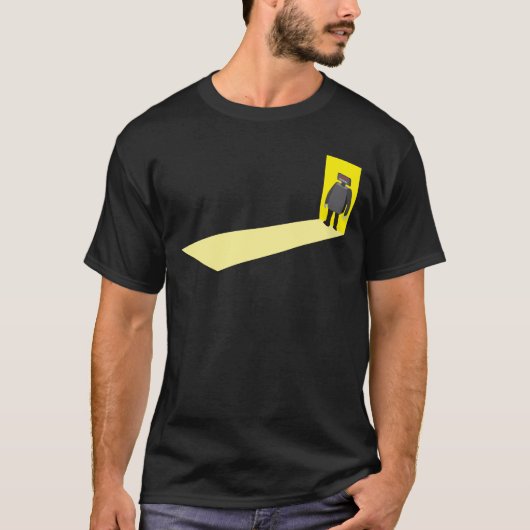Robot in Doorway T-shirt (Voorkant)