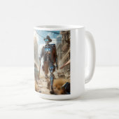 Robot in Ghost Town Koffiemok (Voorkant rechts)