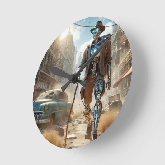 Robot in Ghost Town Ronde Klok (Hoek)