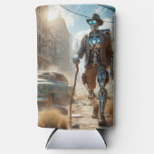 Robot in Ghost Town Seltzer Blikjeskoeler (Voorkant)