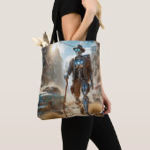 Robot in Ghost Town Tote Bag (Dichtbij)