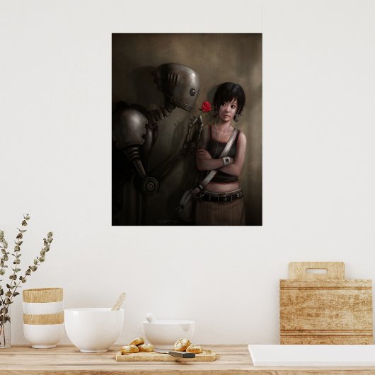 Robot in Love Poster (Keuken)