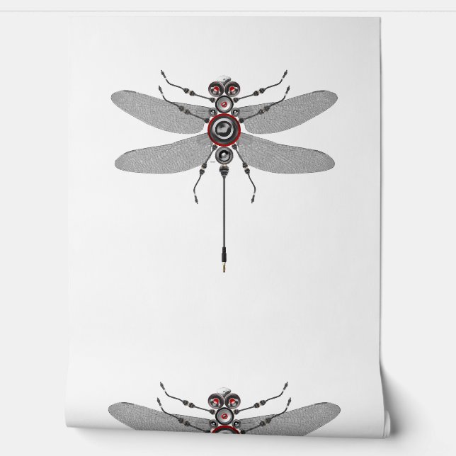 Robot Insect Dragonfly Hifi Speaker System Electro Behang (Afrollen)