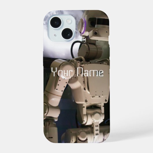 Robot iPhone 15 Case (Achterkant)