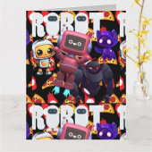 ROBOT KAART (Gele Bloem)