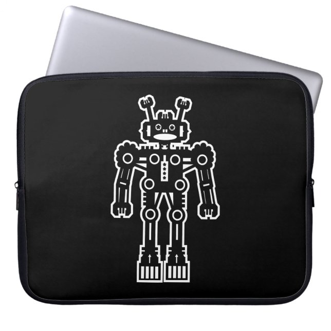 Robot Laptop Sleeve (Voorkant)