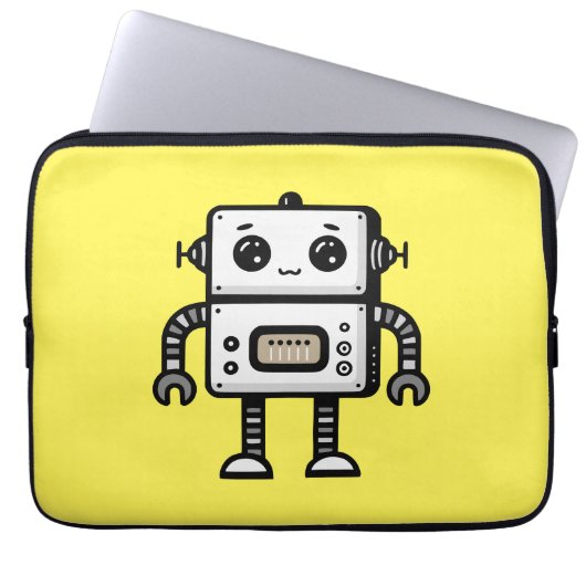 Robot Laptop Sleeve (Voorkant)