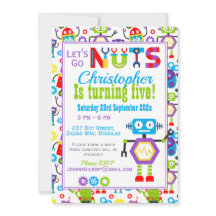 Robot Laten we gaan gek verjaardagsfeestje