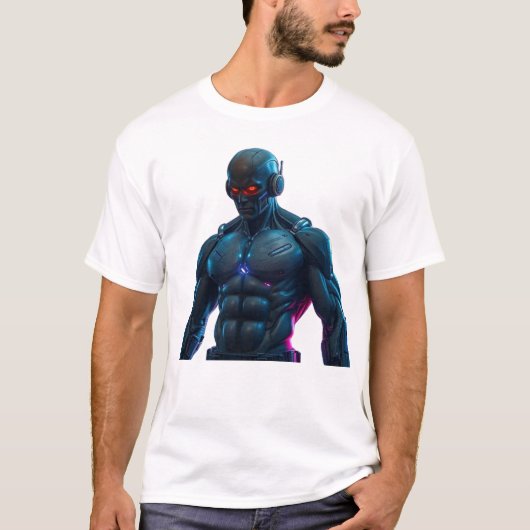 Robot Lichaam Bouwer T-shirt (Voorkant)