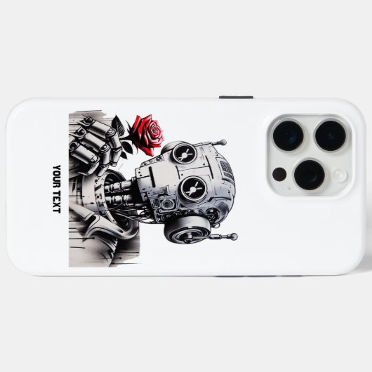 Robot Liefde 01 Case-Mate iPhone Case (Achterkant (horizontaal))