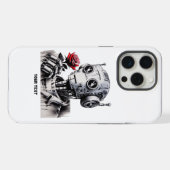 Robot Liefde 01 iPhone Hoesje (Achterkant horizontaal)