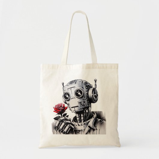 Robot Liefde 01 Tote Bag (Voorkant)