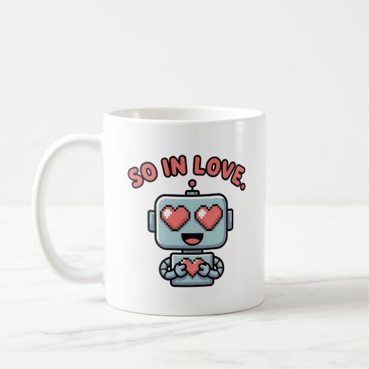 Robot Liefde, Koffiemok (Links)