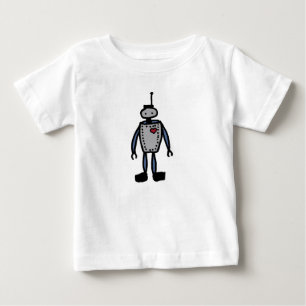 Robot Love baby of kind romper