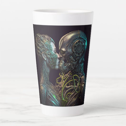 Robot Love Latte Mok (Voorkant)