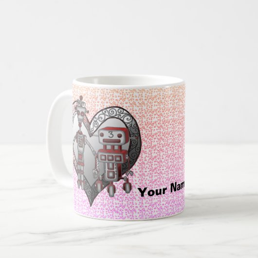 Robot Love mok (Voorkant links)