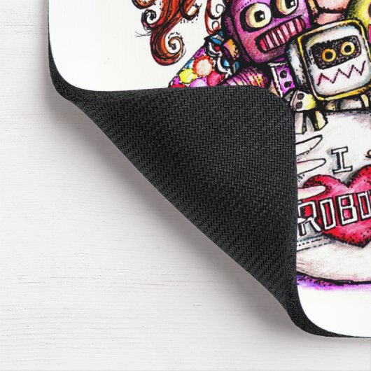 Robot Love Muismat (Hoek)