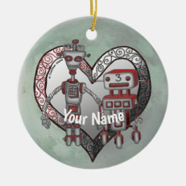 Robot Love ornament
