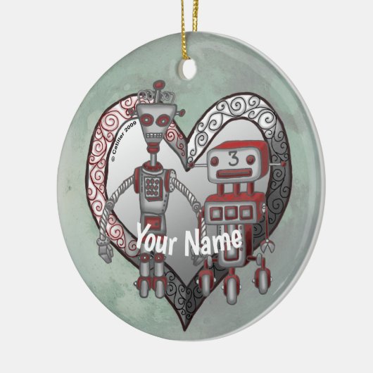 Robot Love ornament (Links)