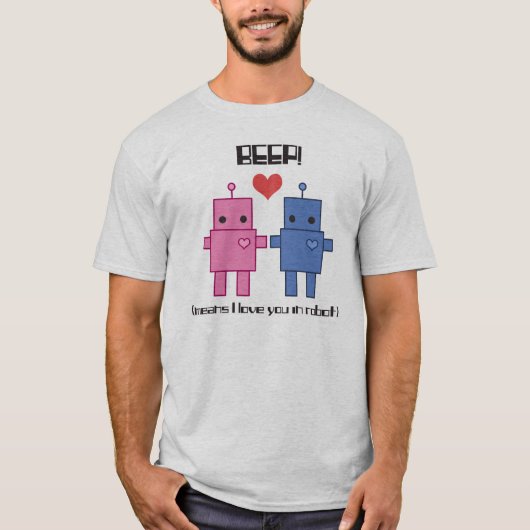 Robot Love T-shirt (Voorkant)