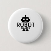 Robot Master Robotics Engineer Program Streamm Ronde Button 5,7 Cm (Voorkant)