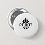 Robot Master Robotics Engineer Program Streamm Ronde Button 5,7 Cm (Voorkant /achterkant)