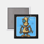 Robot Max magneet (Voorkant / Achterkant)