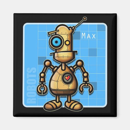 Robot Max magneet (Voorkant)