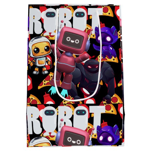 ROBOT MEDIUM CADEAUZAKJE (Achterkant)