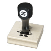Robot meisje cartoon rubberstempel (Stempel)