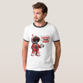 Robot Memes | Grappige AI- en Tech-humor T-shirt (Voorkant volledig)