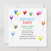 Robot met ballonvaarzen kaart (Achterkant)