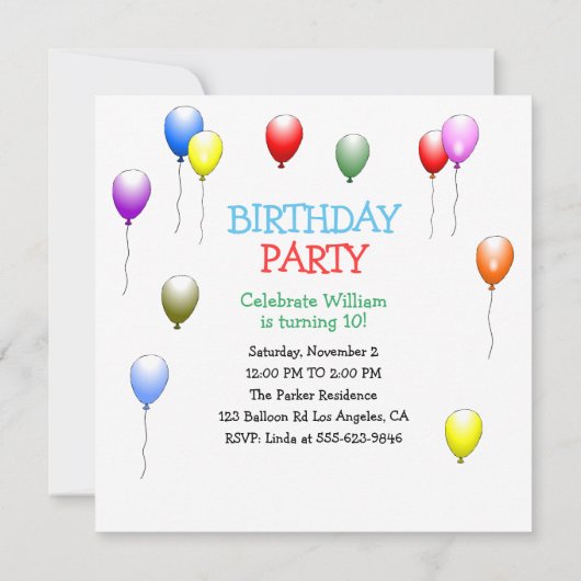 Robot met ballonvaarzen kaart (Achterkant)