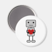 Robot met hart magneet (Voorkant / Achterkant)