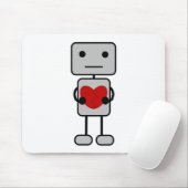 Robot met hart muismat (Met muis)