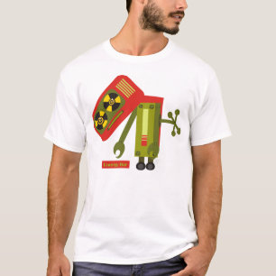Robot met lage energietrobot t-shirt