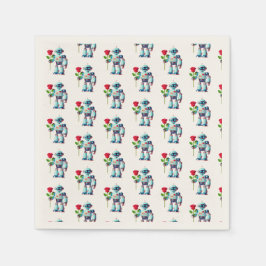 Robot met Roos Servet