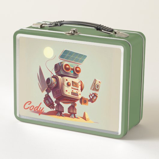 Robot Metal Lunch Box (Voorkant)