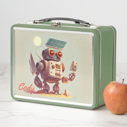 Robot Metal Lunch Box (In situ)