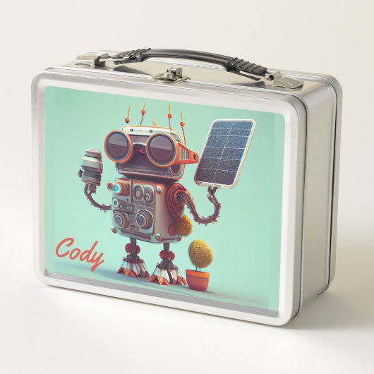 Robot Metal Lunch Box (Voorkant)