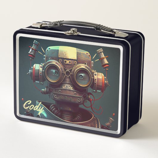 Robot Metal Lunch Box (Voorkant)