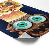 Robot mind-blown Clockwork Steampunk print poster (Hoek)