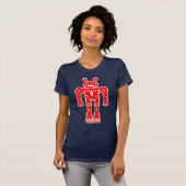 Robot Mk I - (rood) - Gepersonaliseerd T-shirt (Voorkant volledig)
