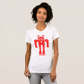 Robot Mk I - (rood) - Gepersonaliseerd T-shirt (Voorkant volledig)